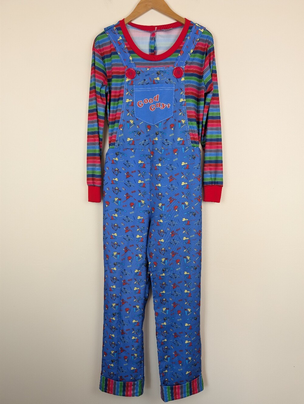 Chucky Child's Play Good Guys Officially Licensed Halloween Costume Jumpsuit